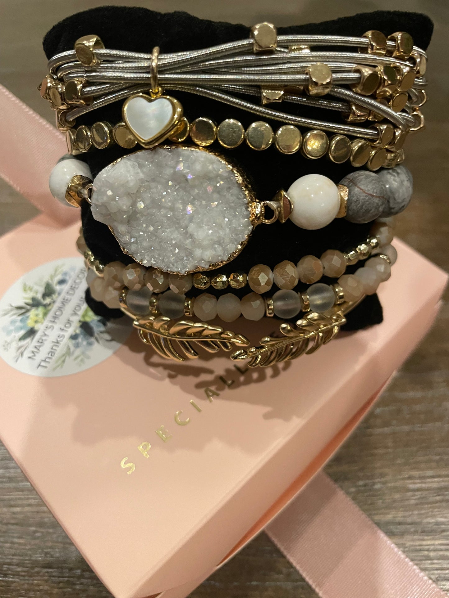 Bohemian boho 6 stacked Bracelet