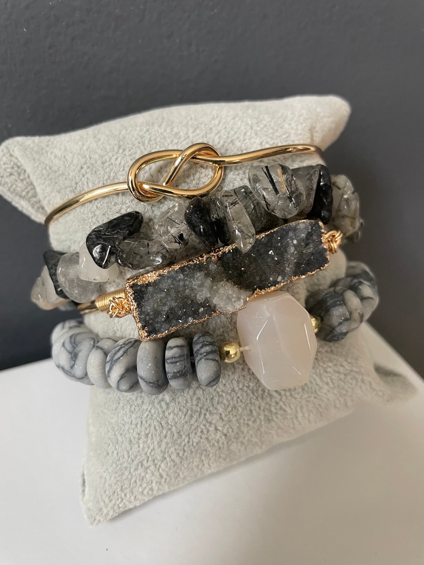 Beaded  Stone Bracelet